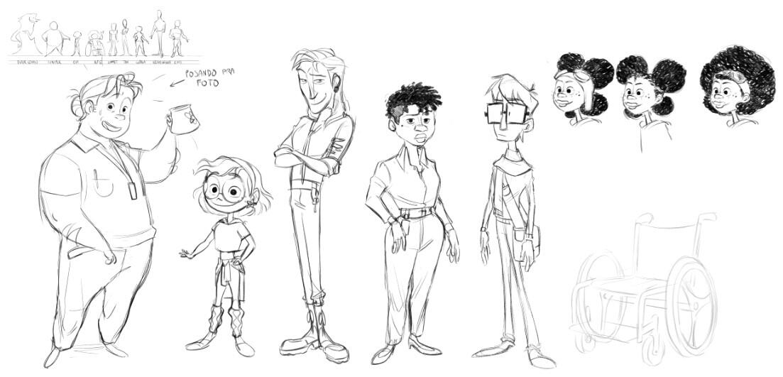 Design placeholders for storyboard