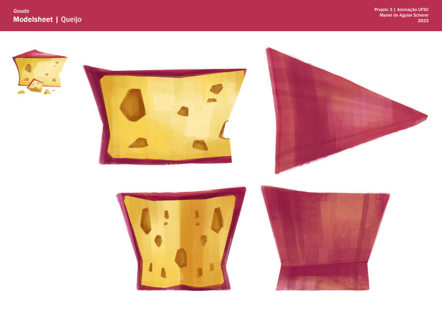 Gouda Cheese Model Gouda Cheese Model