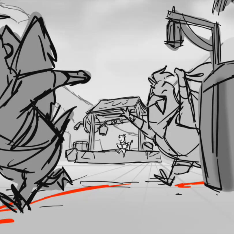 Assorted Storyboards and Beat Boards