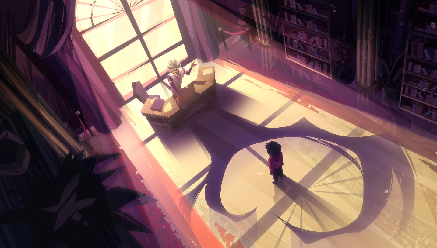 Concept art: Gloria and Mr. Bane