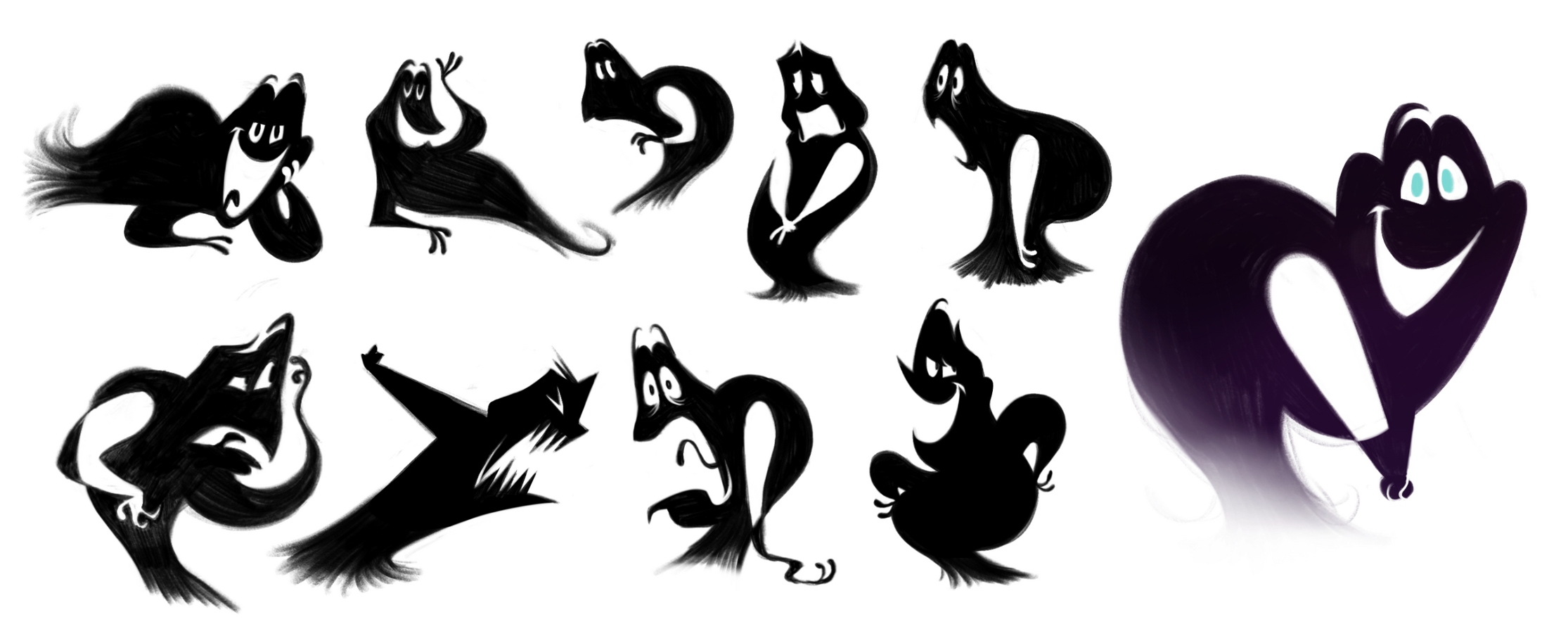 Esper poses and expressions