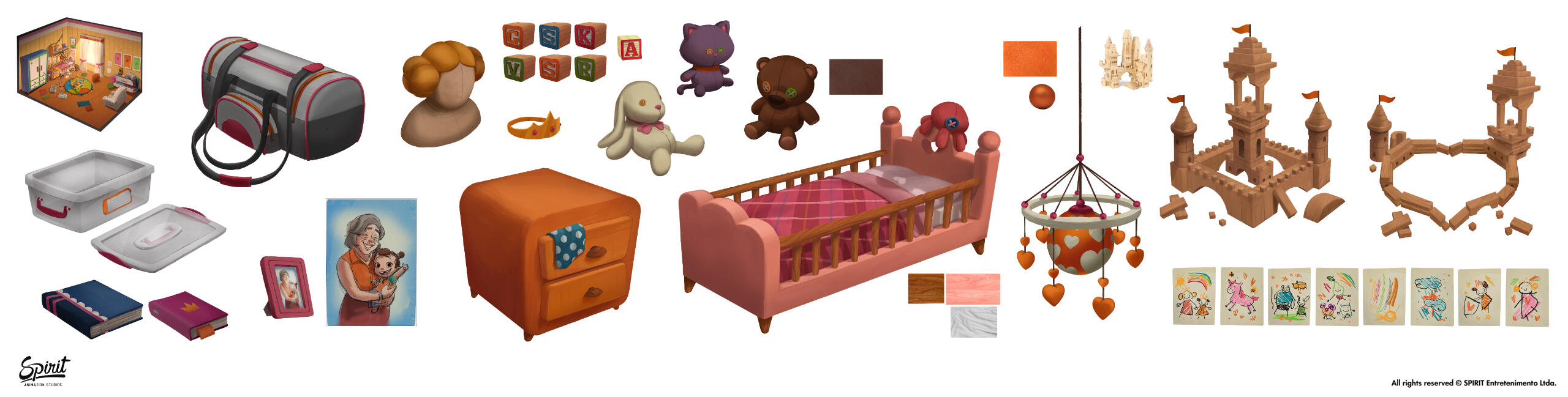 Little girl's room - Props
