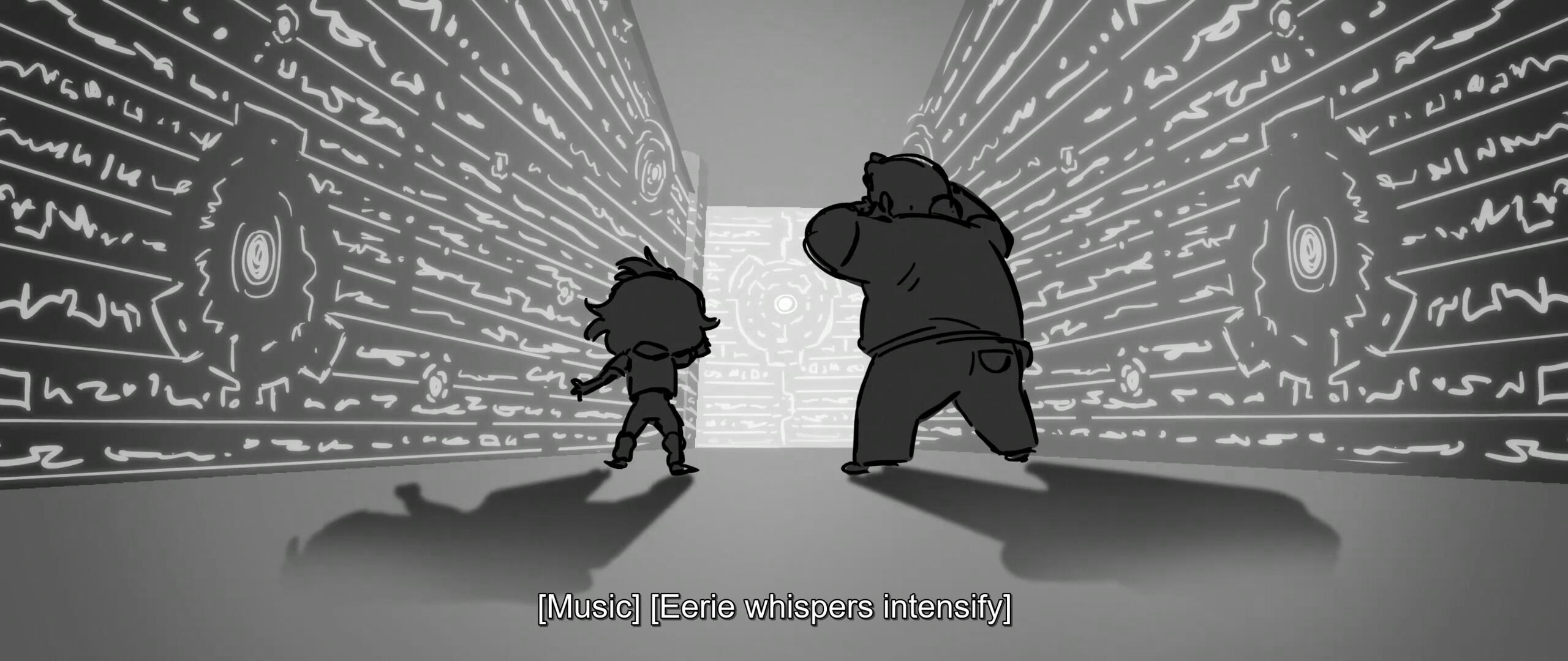 Overtime story sequence: Chamber opens _________ Click here to view the storyboards