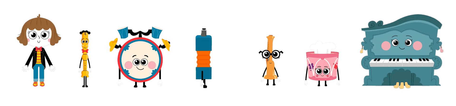 Main cast turnarounds