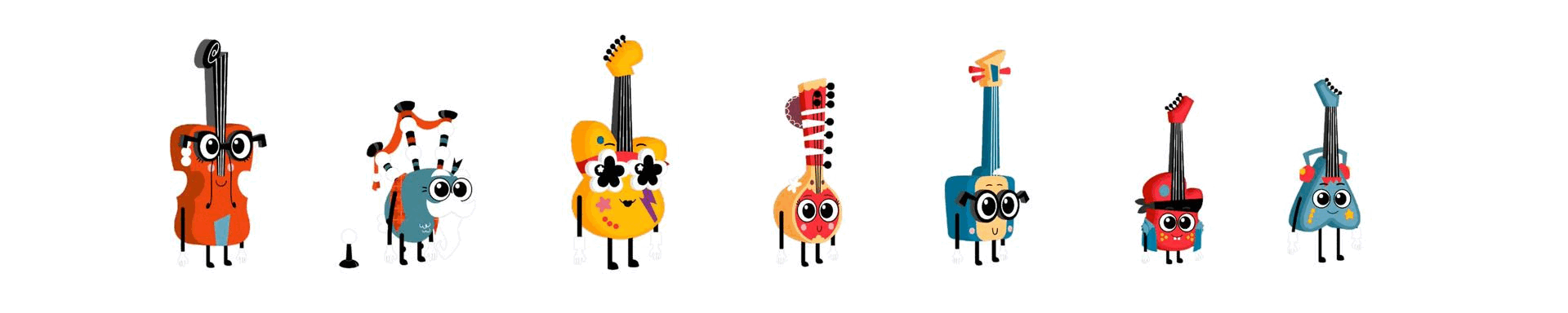 A few turnarounds for secondary characters