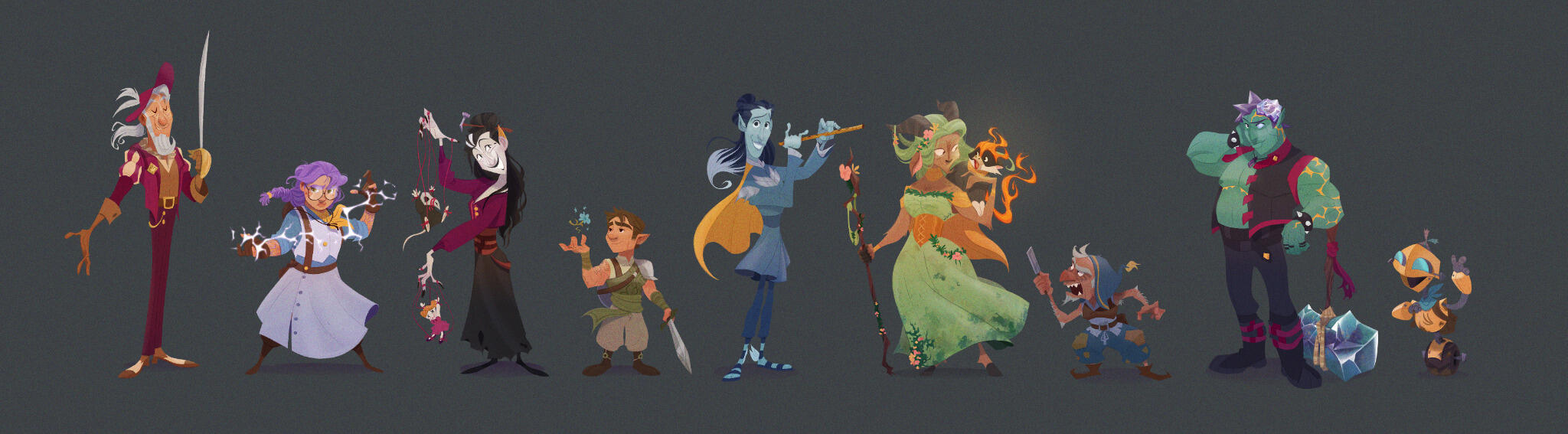 Critical Role C3 Character Line-up (2023)