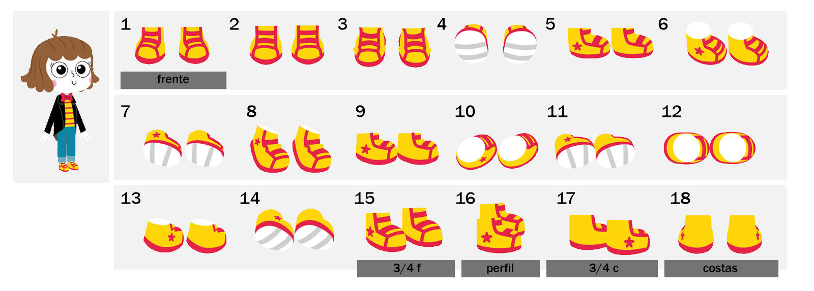 Sol&#39;s shoes sheet.